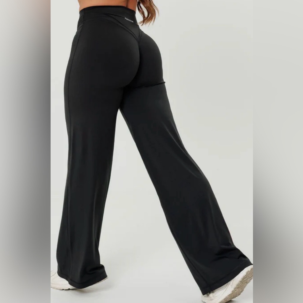 Paragon Fitwear Black Flare Like Straight Leg Icon Leggings Medium